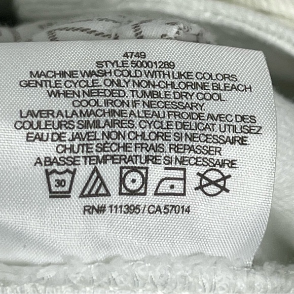 Tory Burch white Super Skinny denim embroidered pocket jeans, size 27. - Picture 11 of 11